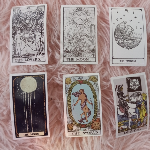 😵Witchy & artfully odd Tarot card sticker pack of 10! - Picture 6 of 8